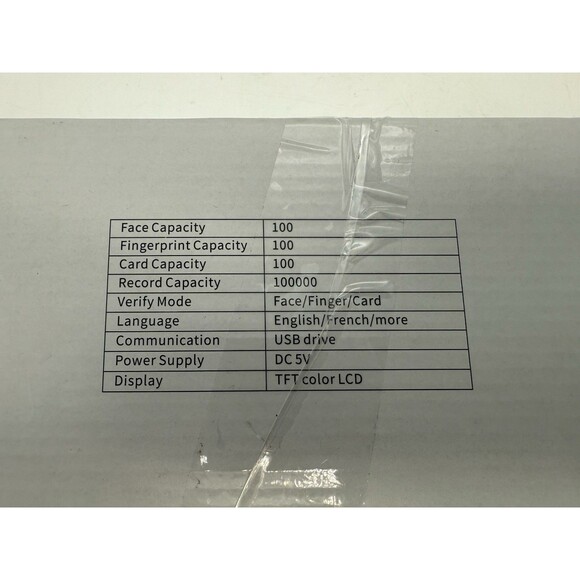 Time Clock, App-Based, Face, Card & Fingerprint Attendance Machine for Employees - Picture 8 of 14